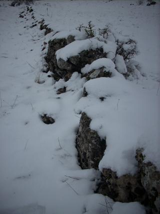 Neige sur le causse